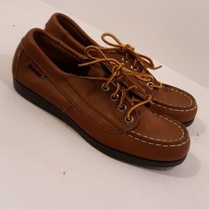 Sebago Campsides Mocs size 5 NWOT Leather MADE US